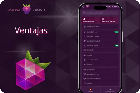 Malina Casino Ventajas