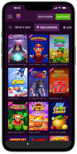 Colección de tragaperras exclusivas Malina Casino en móvil