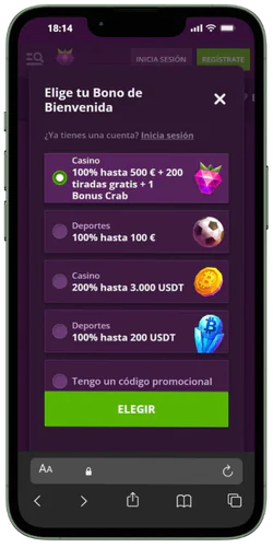 Selección de bono Malina Casino: Casino 100% hasta 500 € y opciones crypto